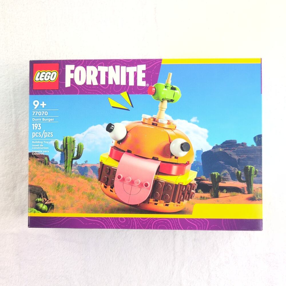 Lego Fortnite Durr Burger New & Sealed In Box 193 Pc Age 9+